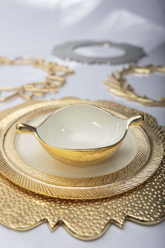Hearts Charger Nickel Silver - Nima Oberoi Lunares 