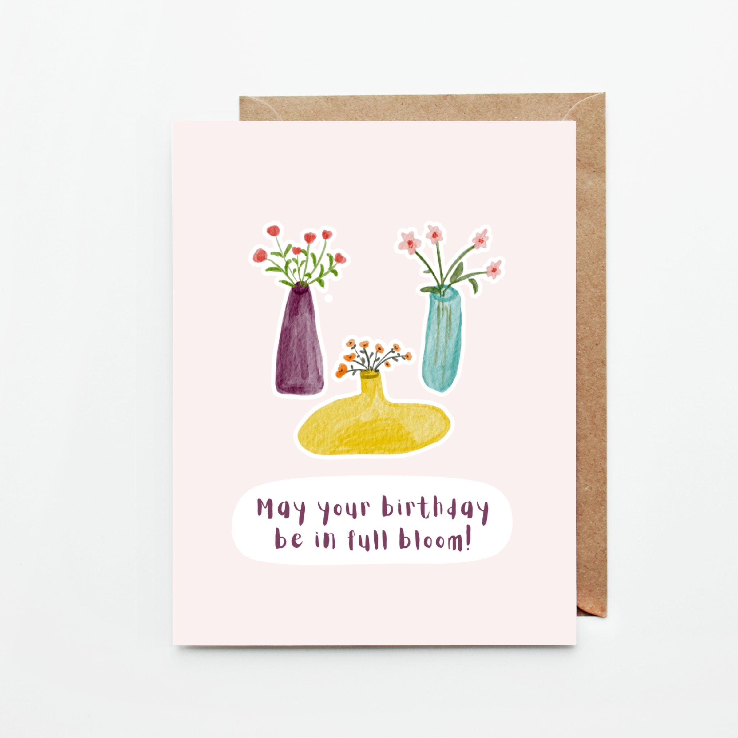 Blossoming Birthday Card