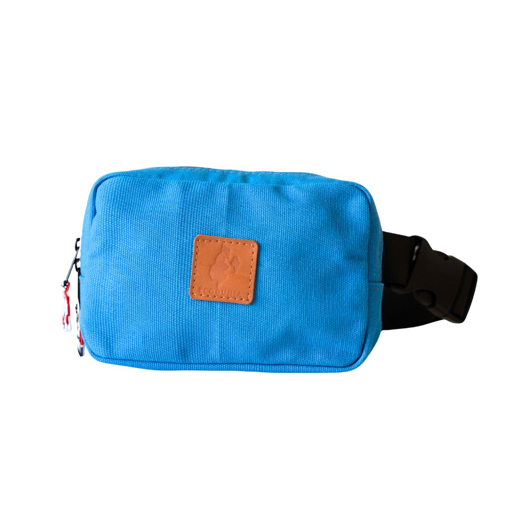 Canvas Crossbody Belt Bag Pouch, The Everywhere Belt Bag #color_zilly-blue