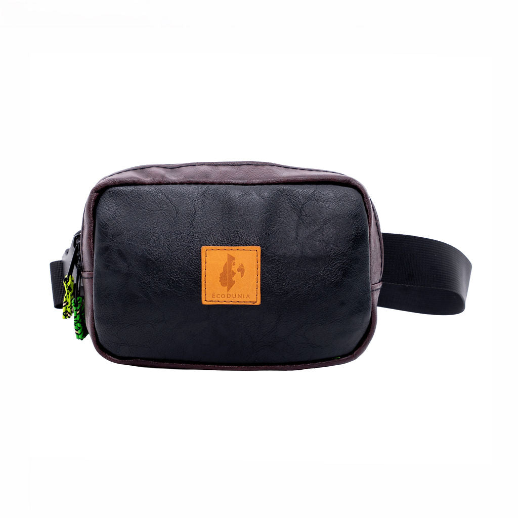 Vegan Leather Crossbody Belt Bag Ecodunia #color_multicolor