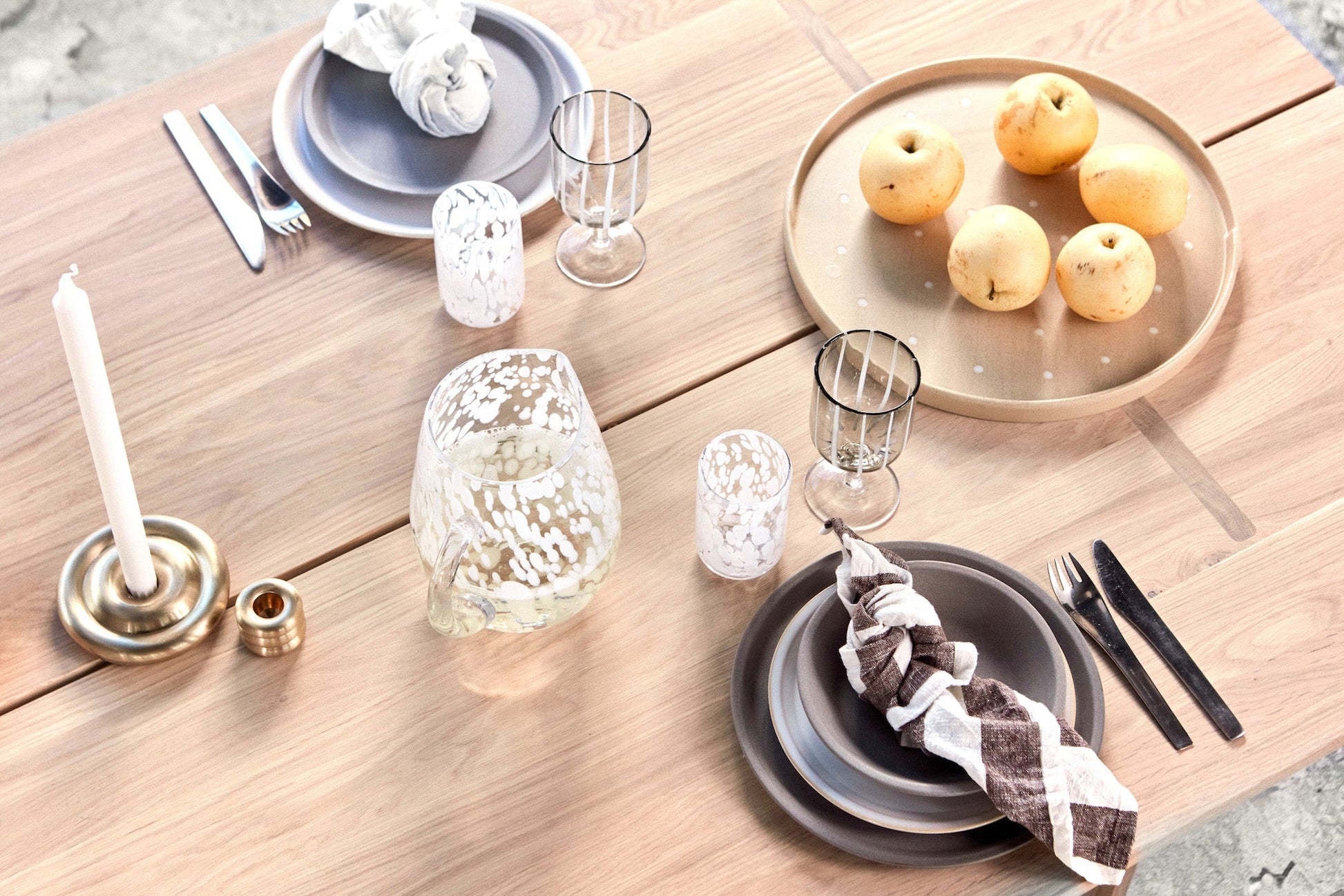 Yuka Deep Plate Set Of 2 In Offwhite 3