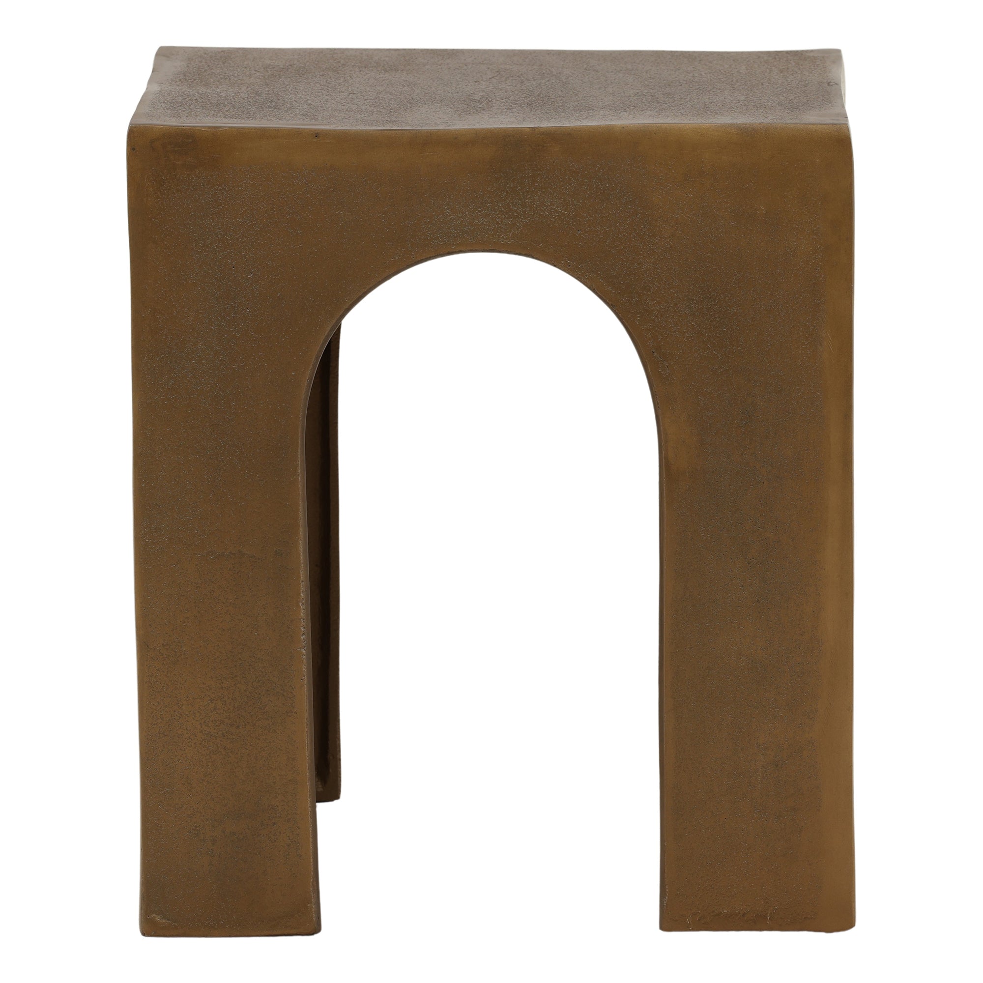 Santos Antique Brass Side Table