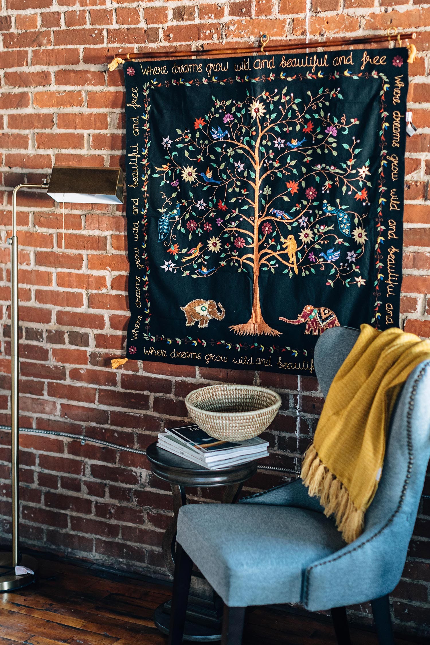 Ten Thousand Villages Dream Tree Wall Hanging - Thumbnail 5