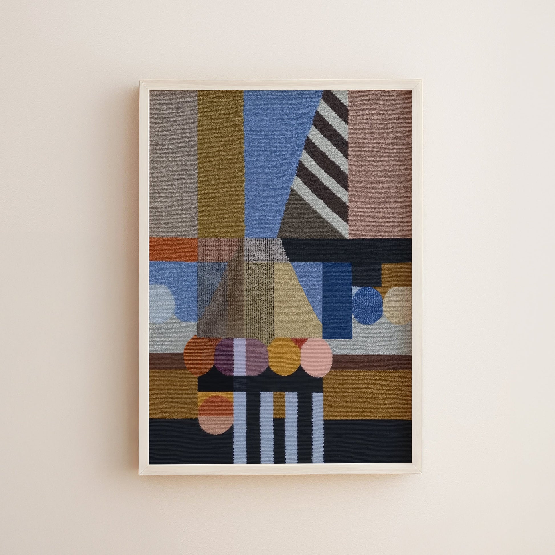 Woven Perspectives No. 05 — Geometric Abstract Art Print