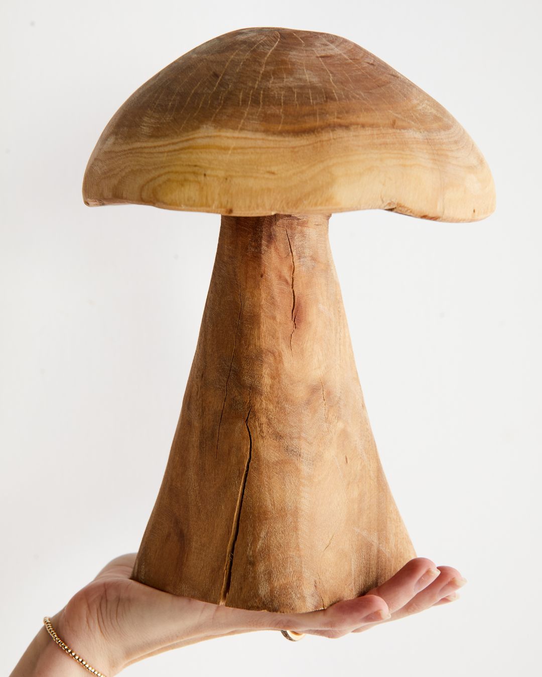 African decor Eucalyptus Mushroom Sculpture large 