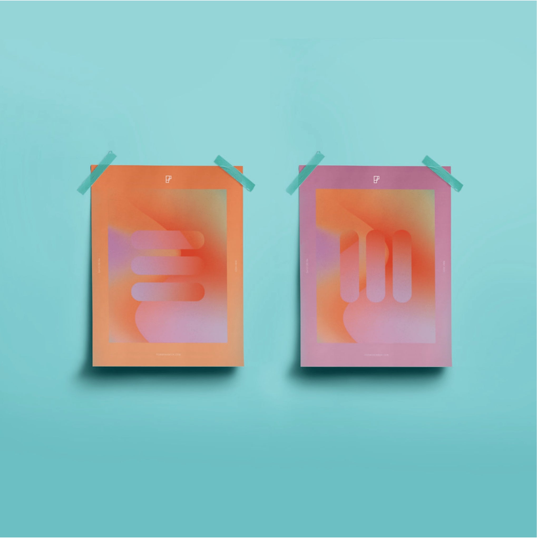 Twins Digital Artwork | Set of 2 - Form&Seek