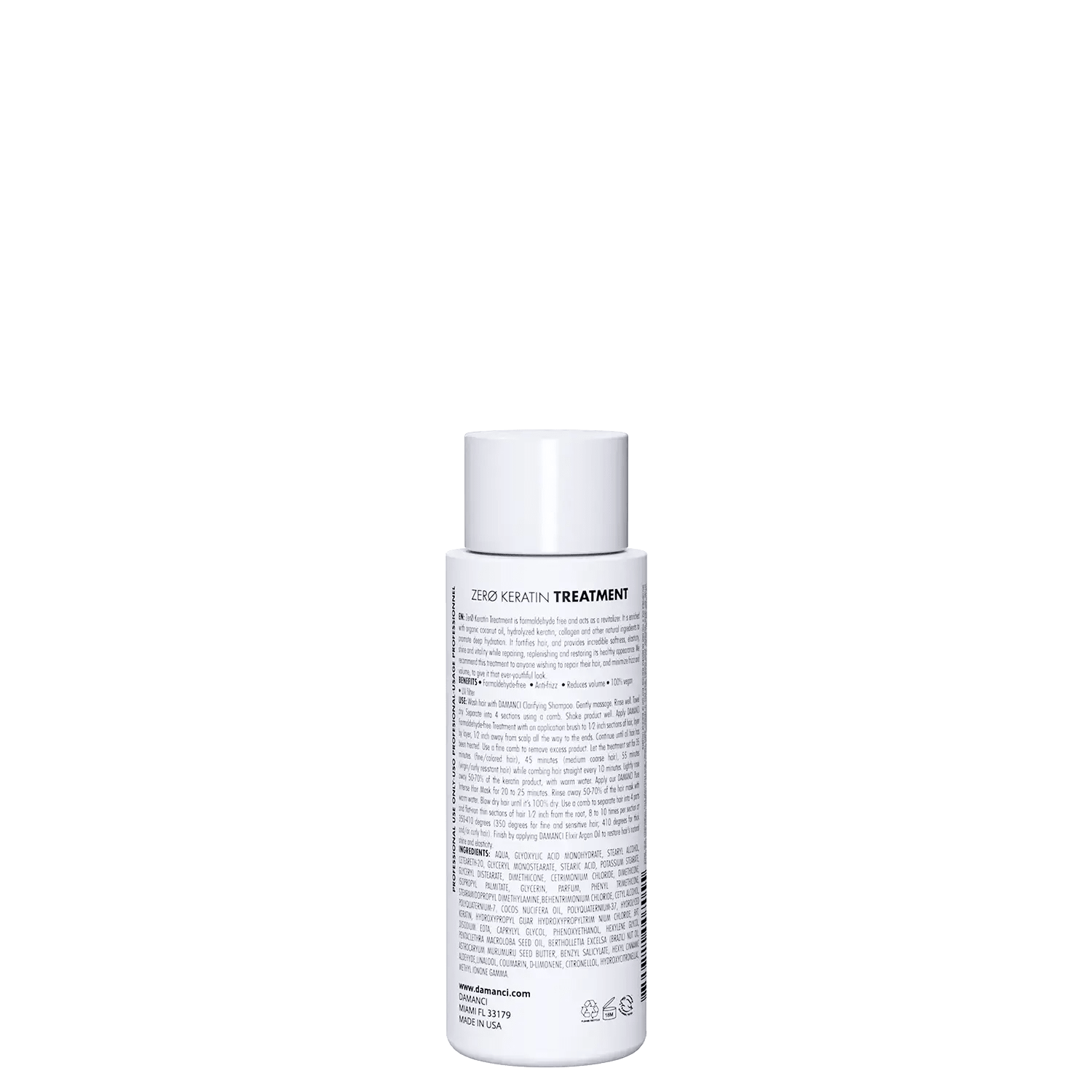 ZerØ Keratin Treatment, Formaldehyde - Free Keratin - DAMANCI® Better hair, better you!