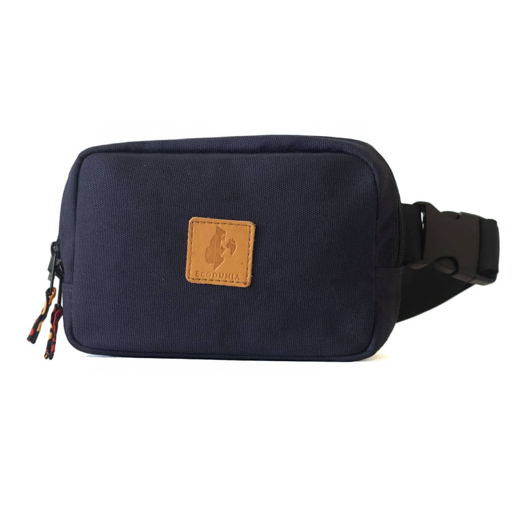 Canvas Crossbody Belt Bag Pouch, The Everywhere Belt Bag #color_navy-blue