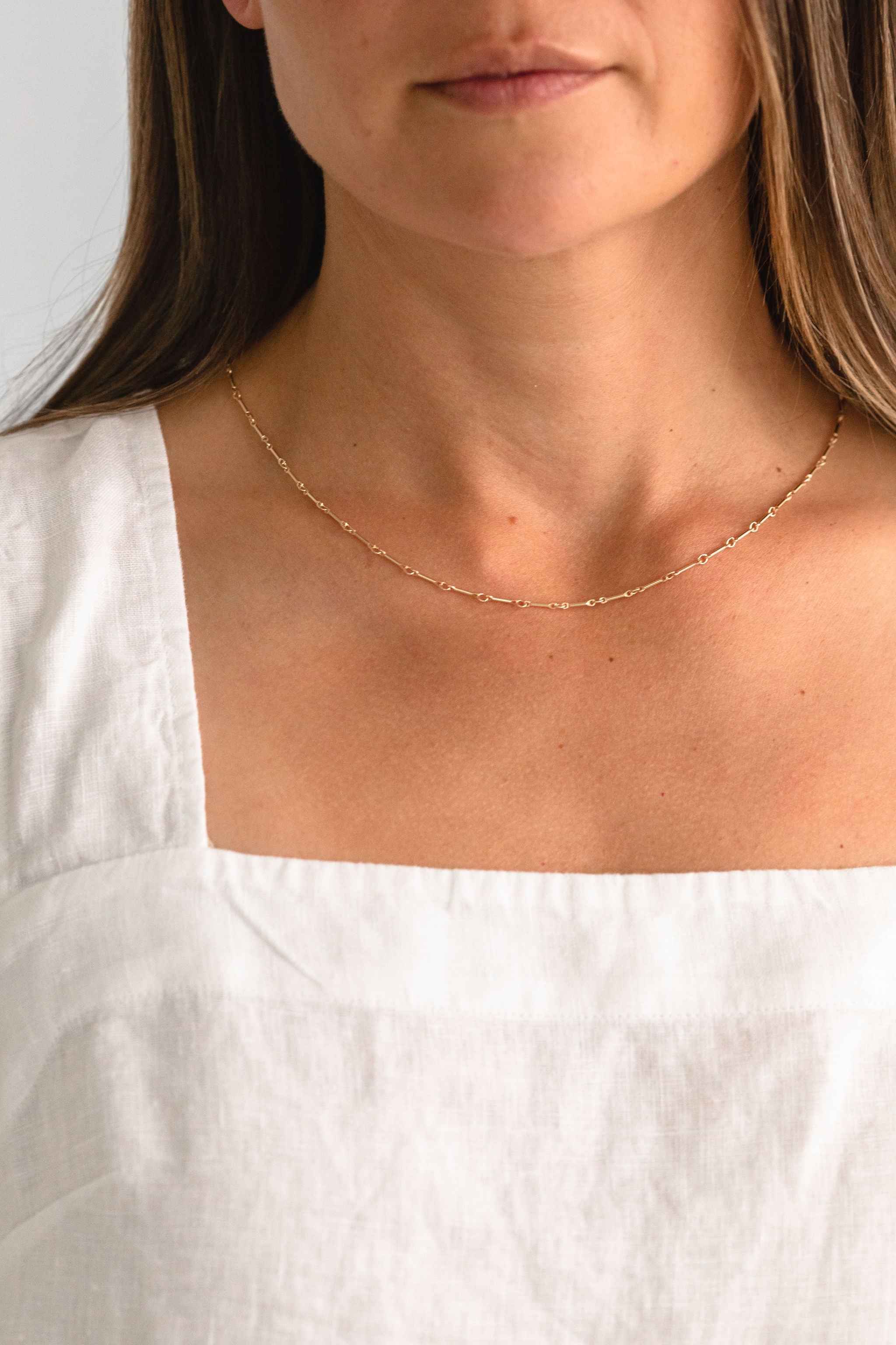 Alice Link Necklace | Gold Fill