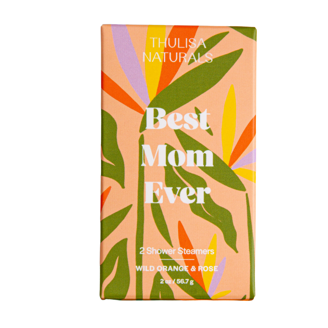 Mother's Day Orange and Rose Shower Steamer Gift Set - ThulisaNaturals