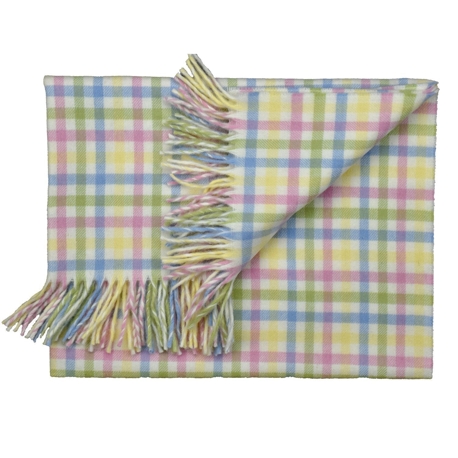 Southampton Home English Stroller Blanket ~ Pastel Gingham-Gifts-Prince of Scots-, 4050063-008-Prince of Scots