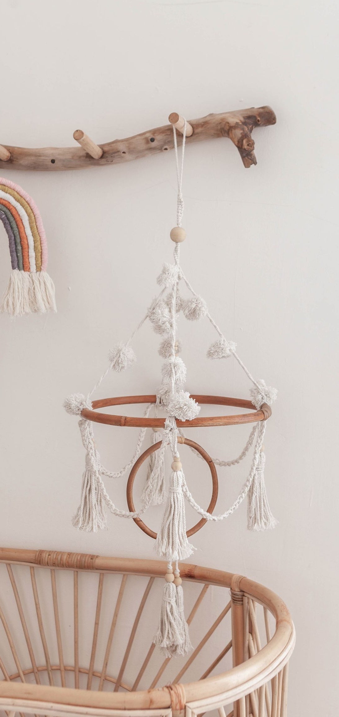Pom Pom Baby Mobile