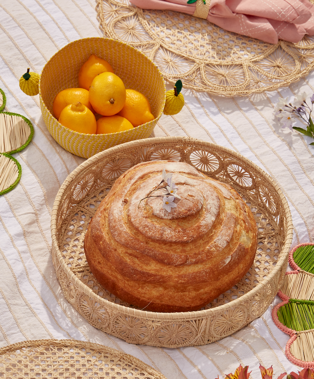 Circles Tray - Natural