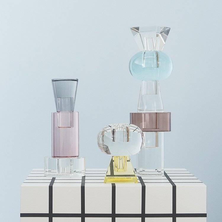 Nordic Candleholder In Clear In Various Shapes Design By Oyoy 3