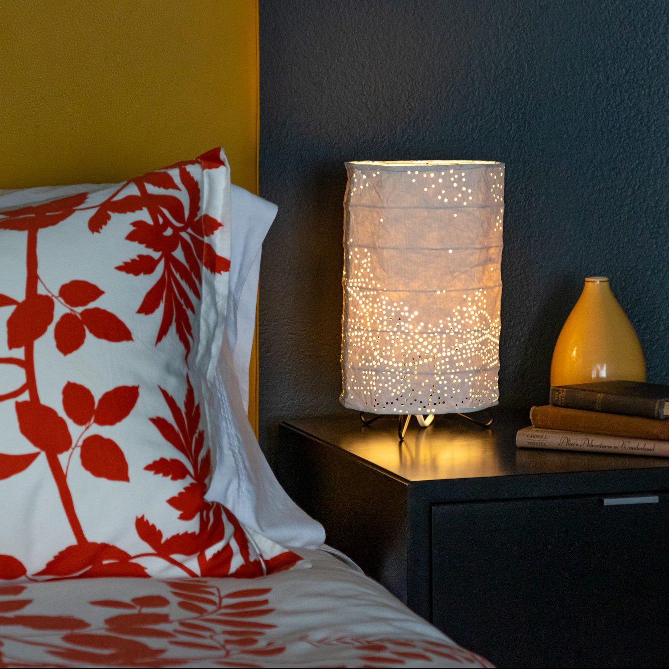 Soji Stella Solace Tyvek Indoor Table Lamp bedside