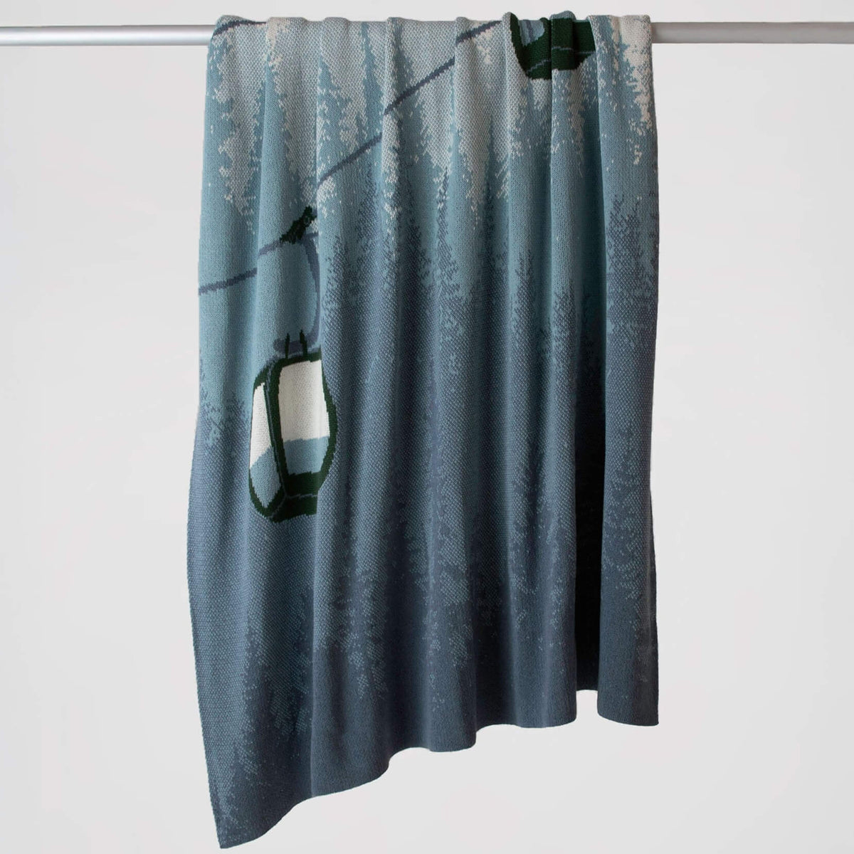 in2green Eco Throw Cotton Sustainable Knit Throw Blanket | Alpine Lift 601570194320 BL01XAL1