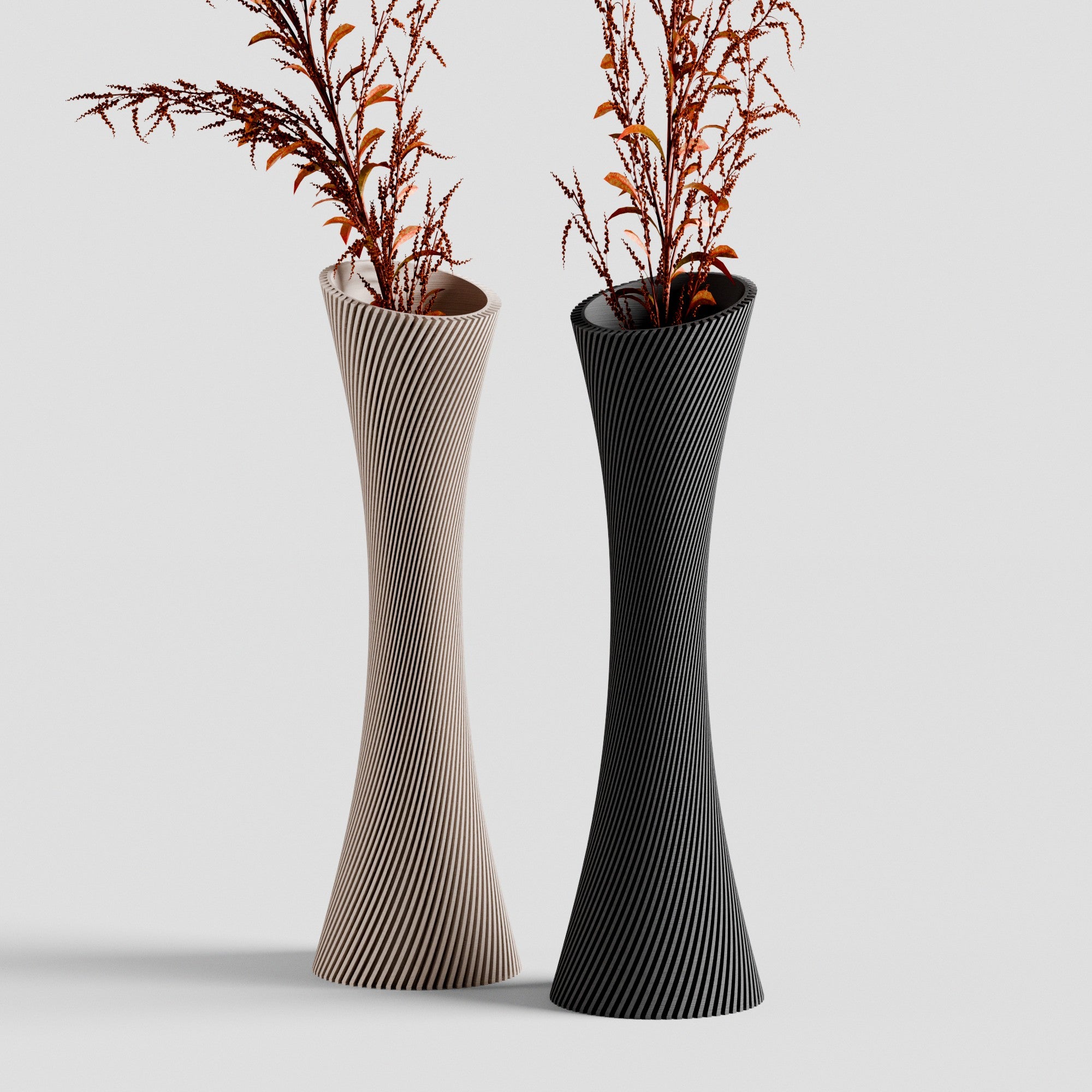 SPIRAL ROSE Vase