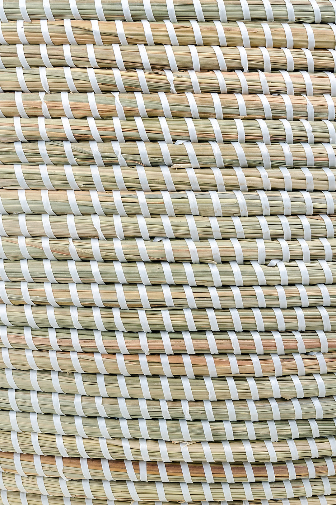 Solid White Knitting Basket Default Title