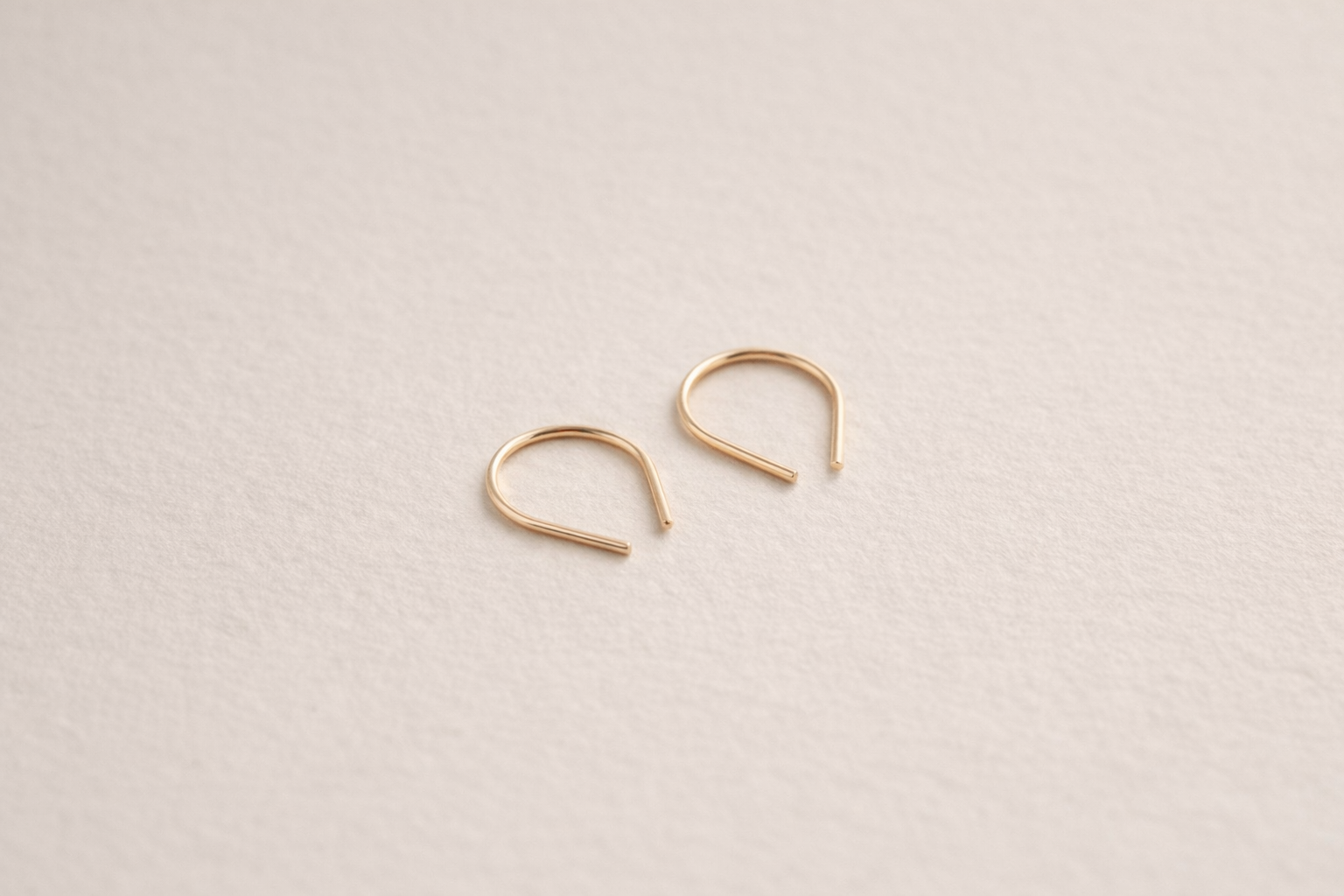 Moab Arch Threader Earrings | Gold Fill