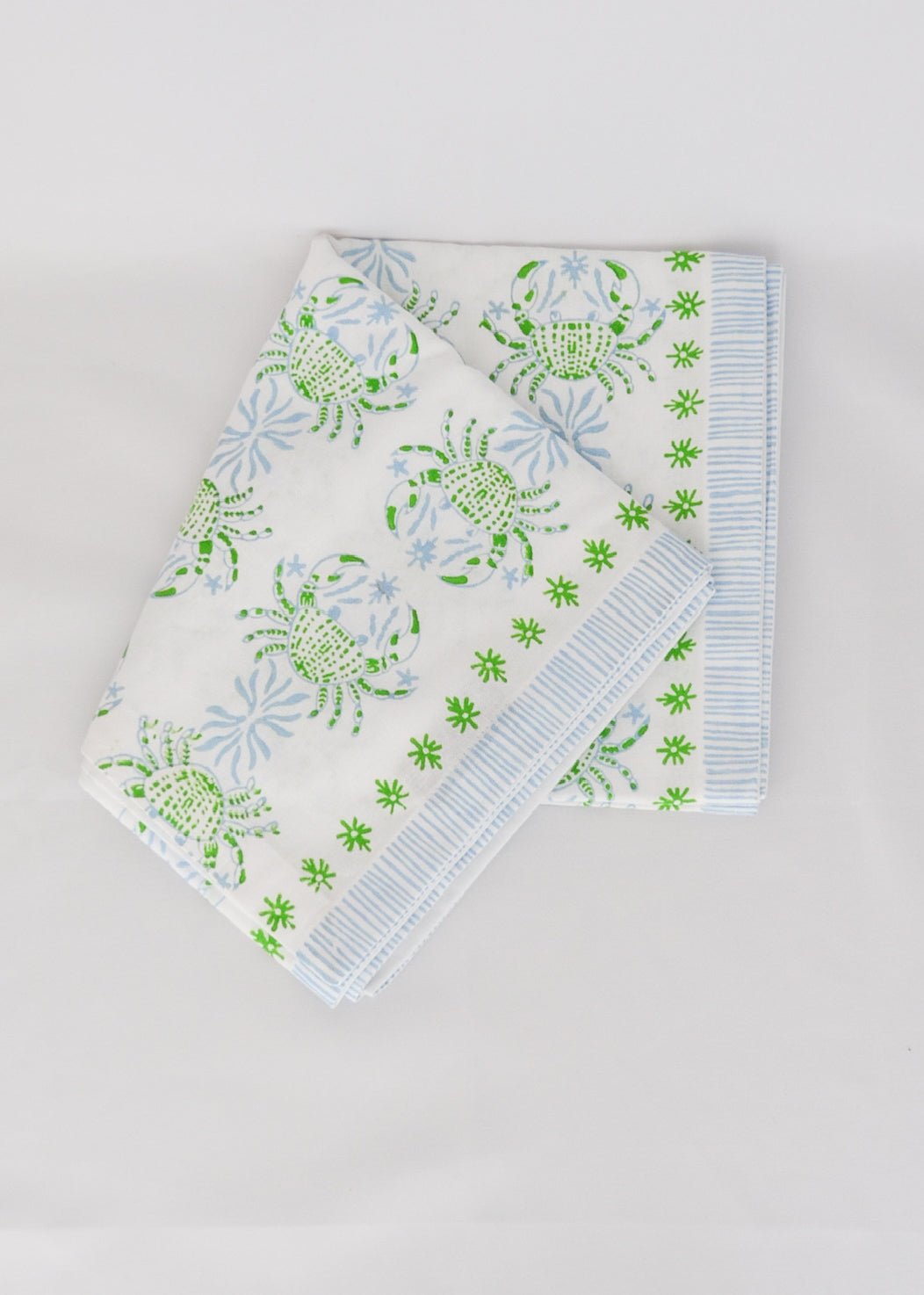 Table Runner - King Crab - Uniform Blue & Vine - The Mended Company