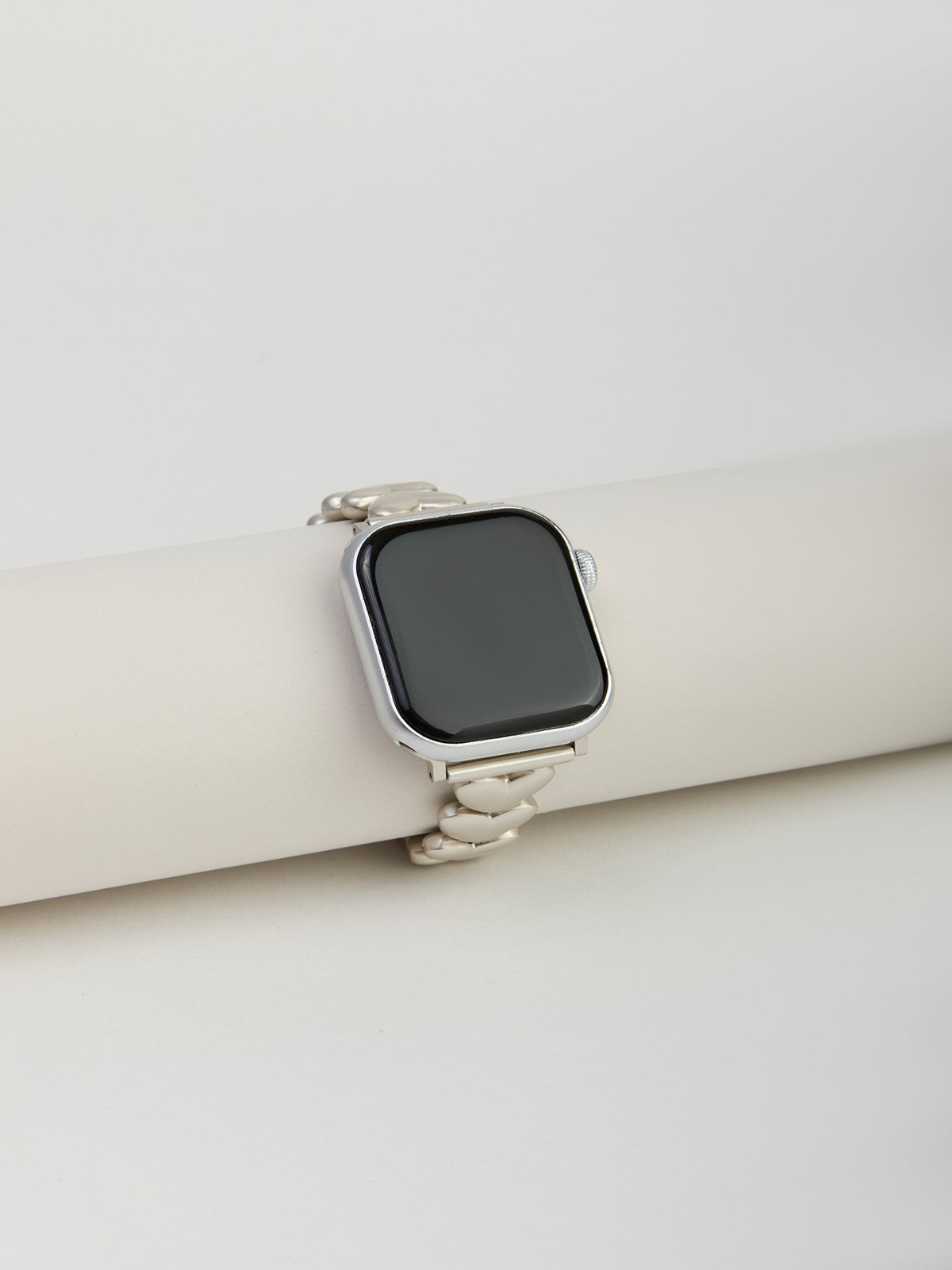 Heart Chain Apple Watch Band - Silver
