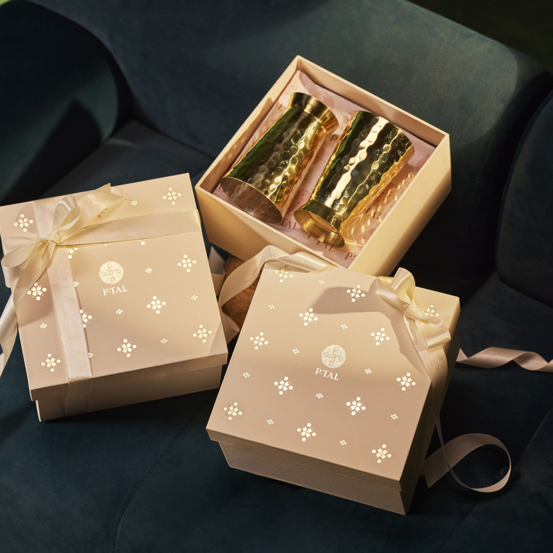 Brass Glass in Gift Box