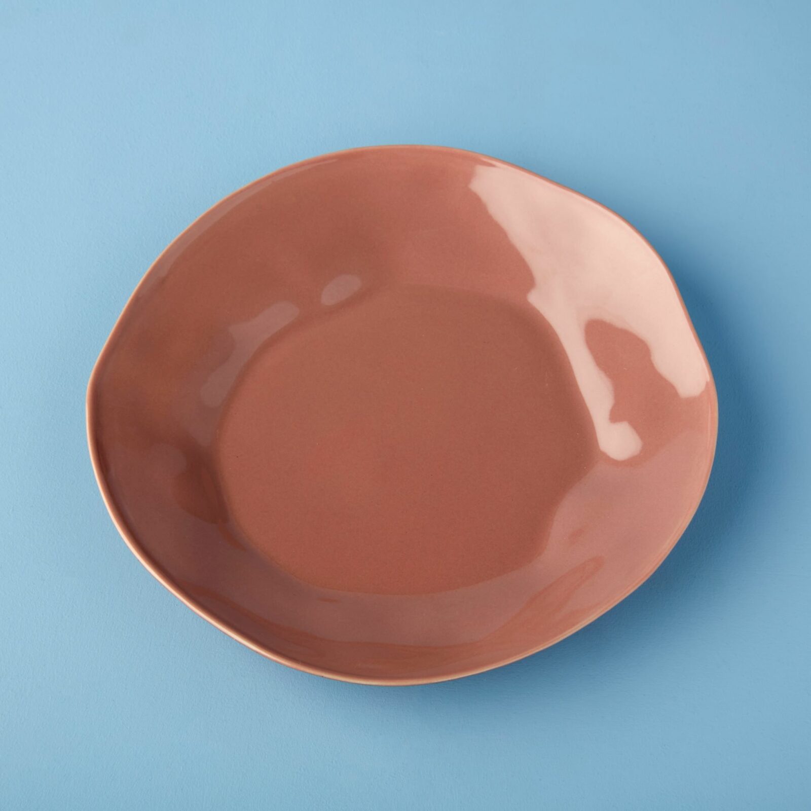 Tam Stoneware Side Plate, Terracotta Rose, Set of 4