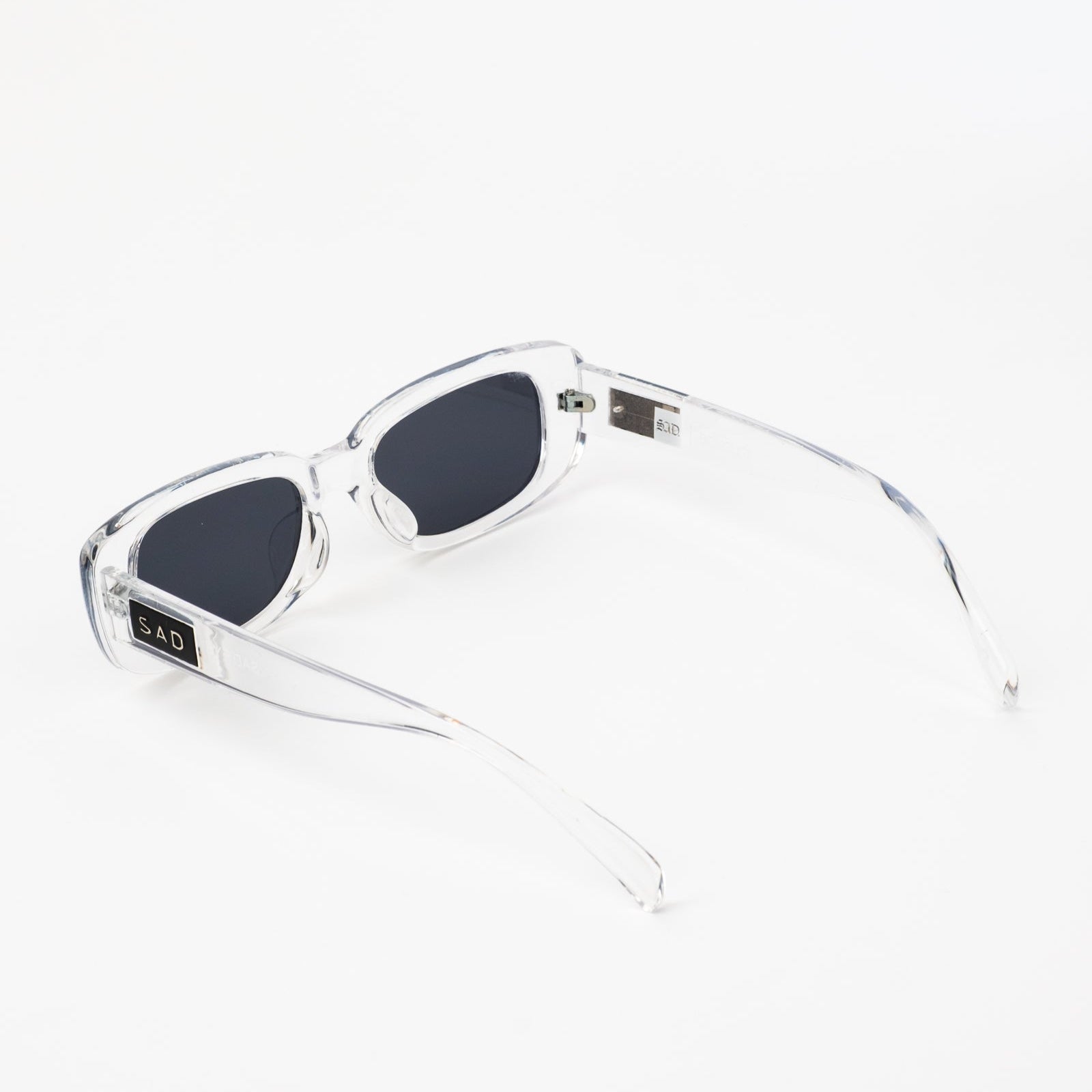 Sad Eyewear Bouquet rectangle sunglasses clear frames with uv protection lenses