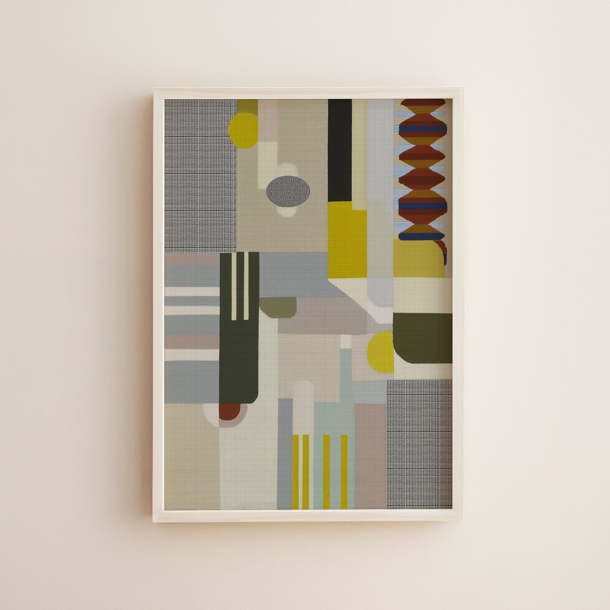 Woven Perspectives No. 16 — Geometric Abstract Art Print