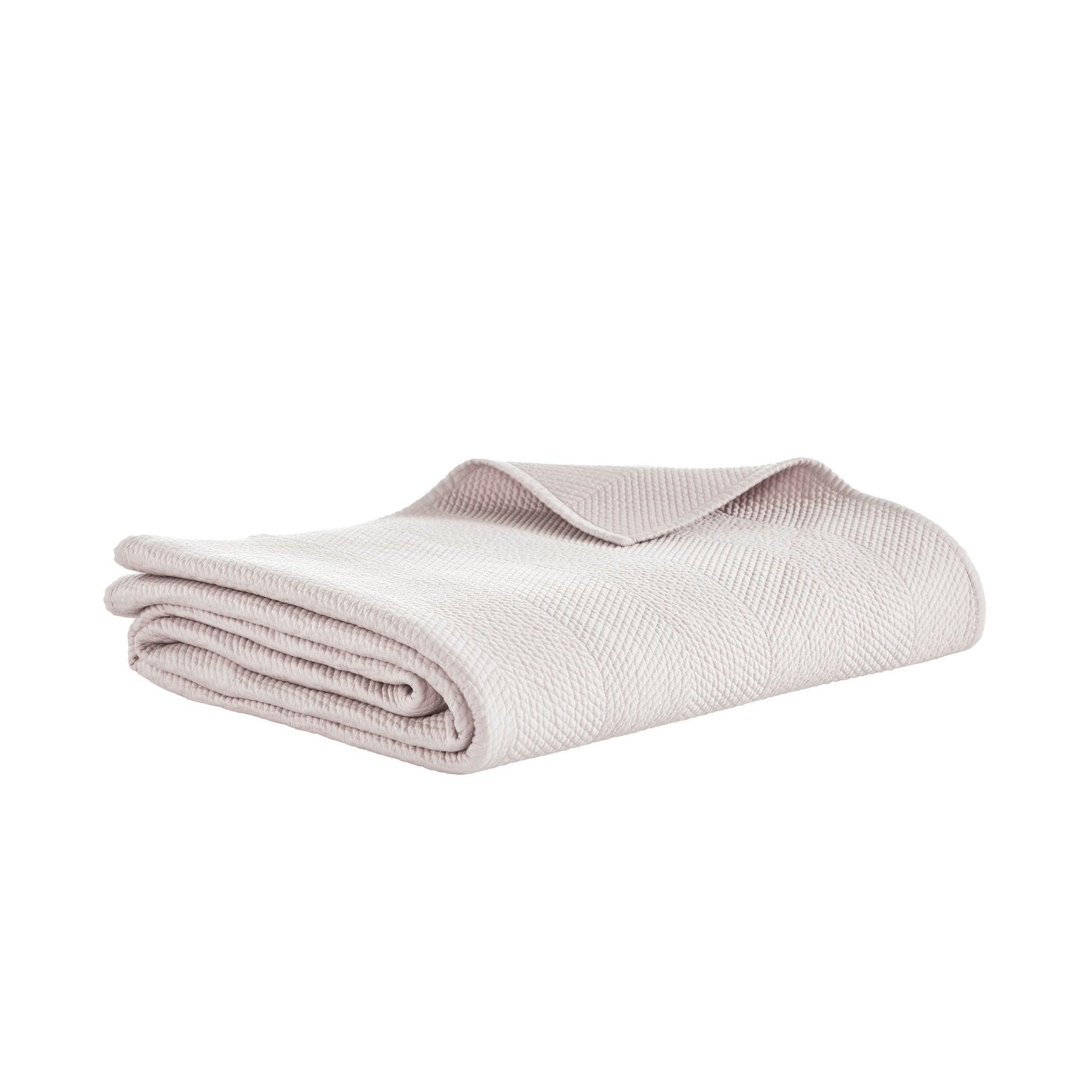 CL-171-11096-LOT1A_6|Folded light beige herringbone textured coverlet, a versatile and soft bedding layer for contemporary homes.