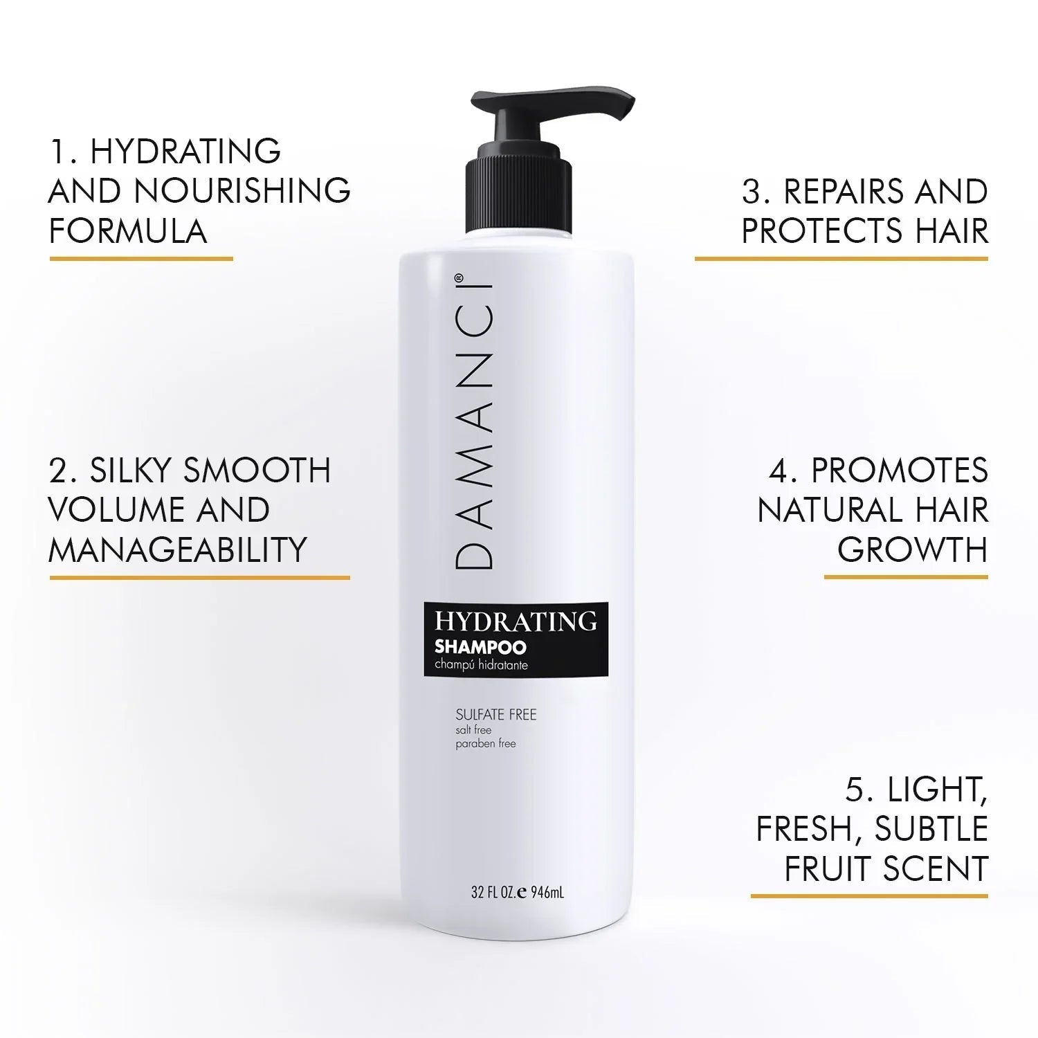 Hydrating Shampoo - DAMANCI® Better hair, better you!