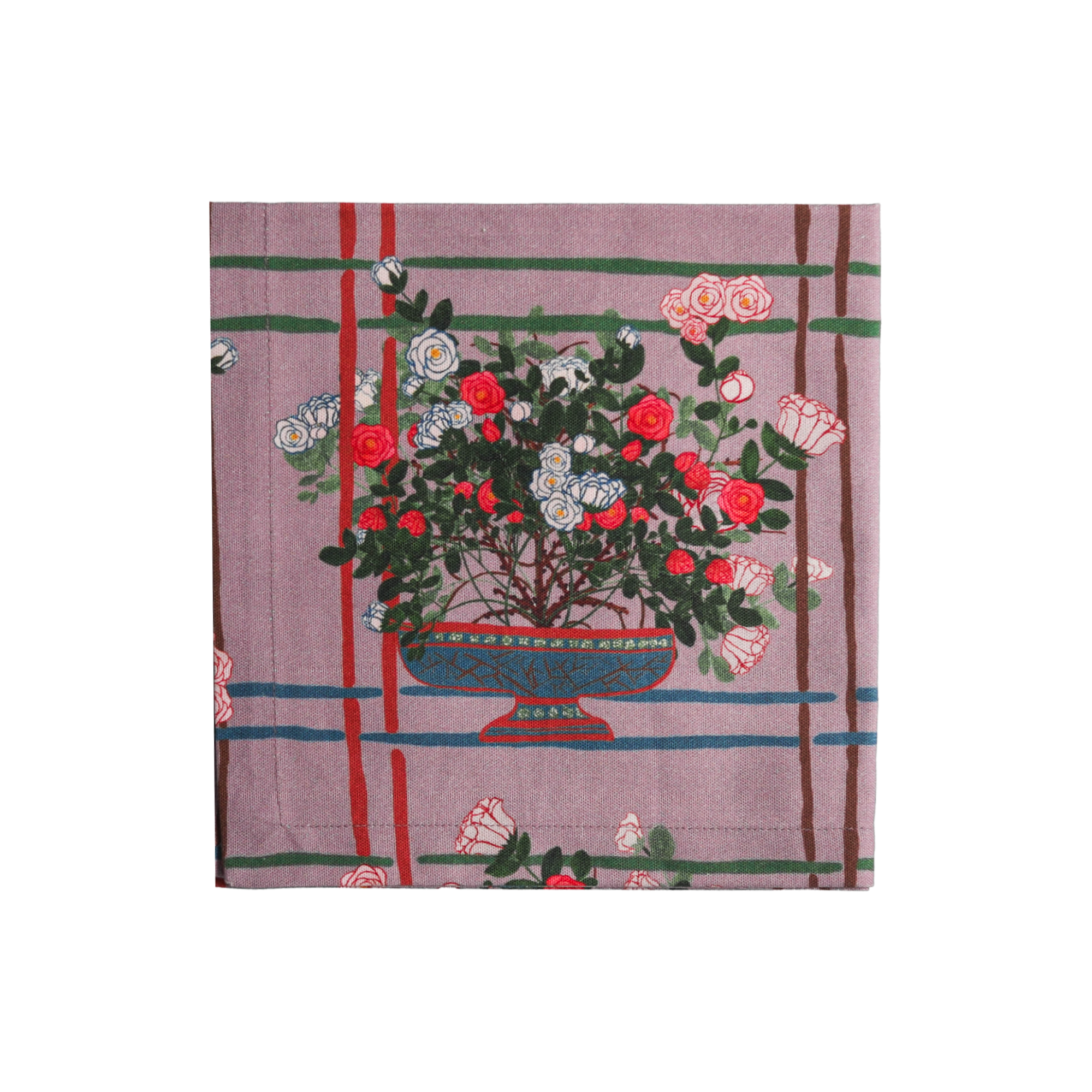 6 Napkins La Vie en Rose Offcut Version - Thumbnail 2