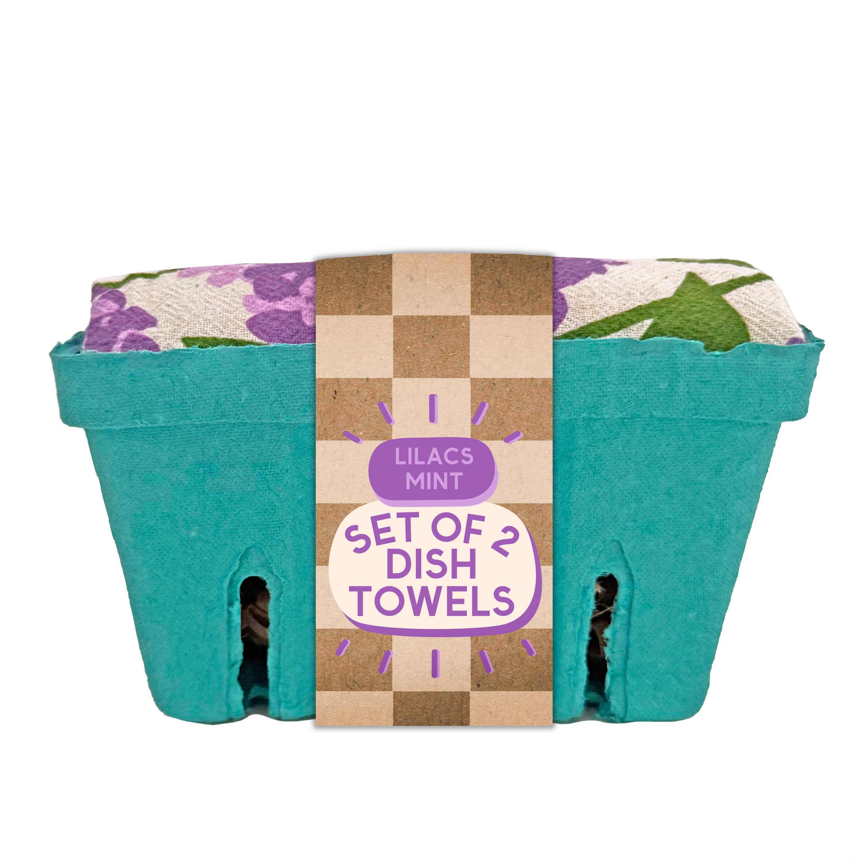 I Lilac Purple - Dish Towel Set of 2