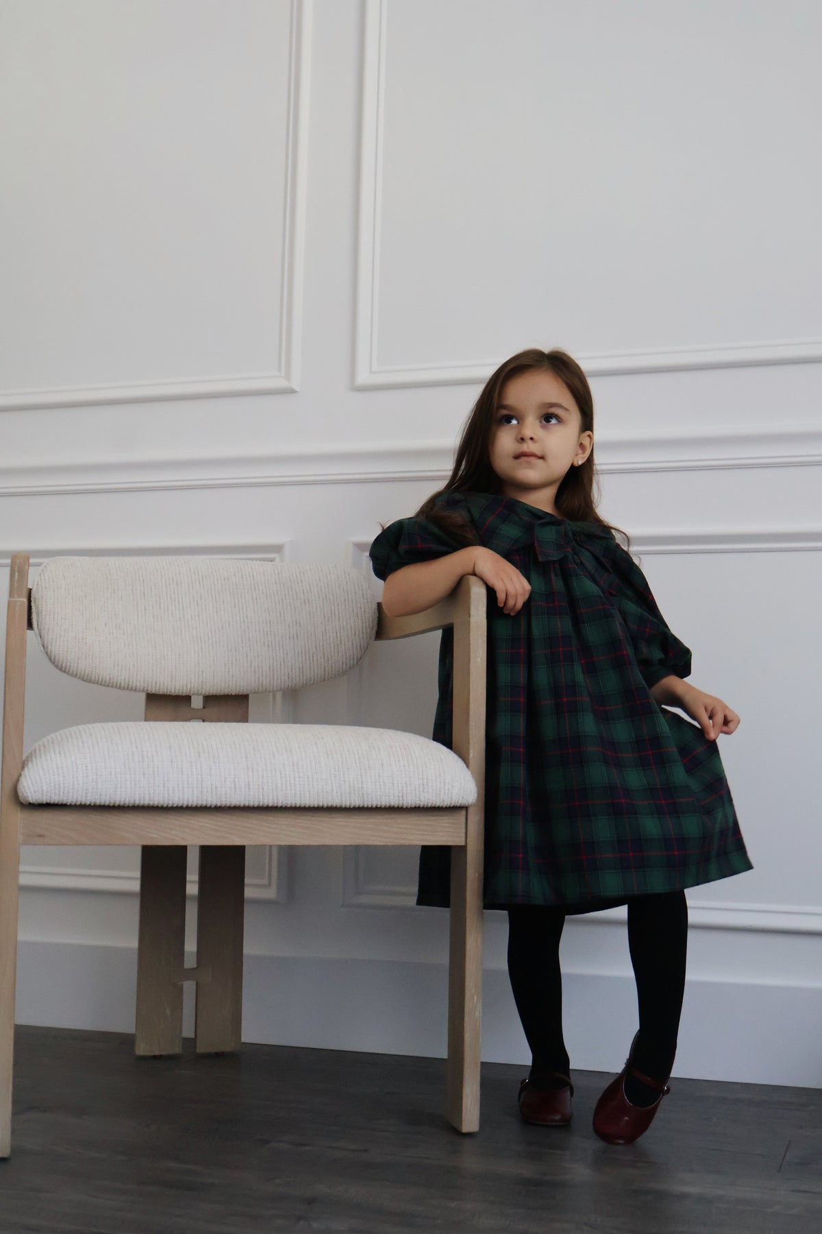 Rosemoor Dress | Heritage Green Tartan Cotton