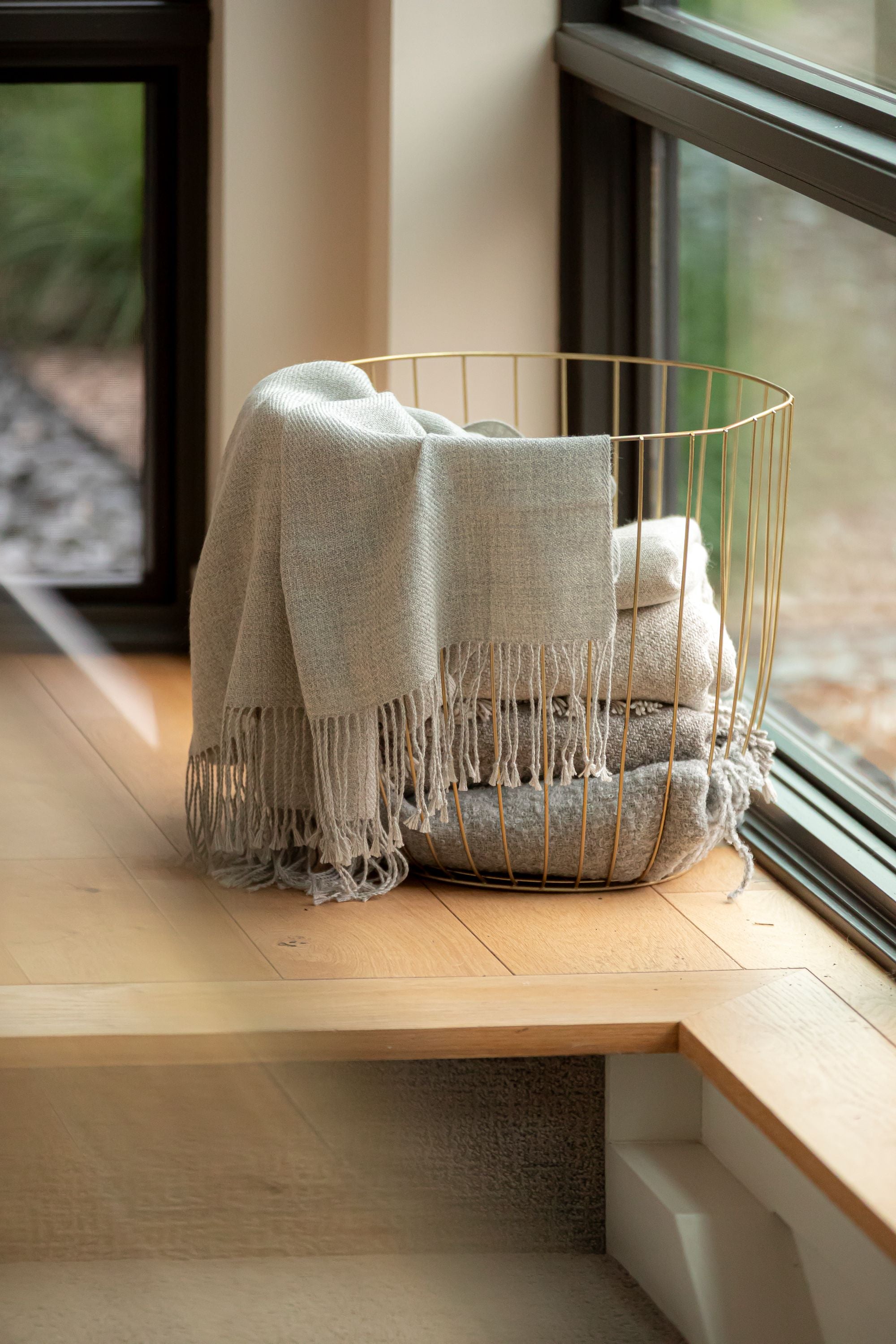 Wasi Collection - Undyed Silver Baby Alpaca Throw