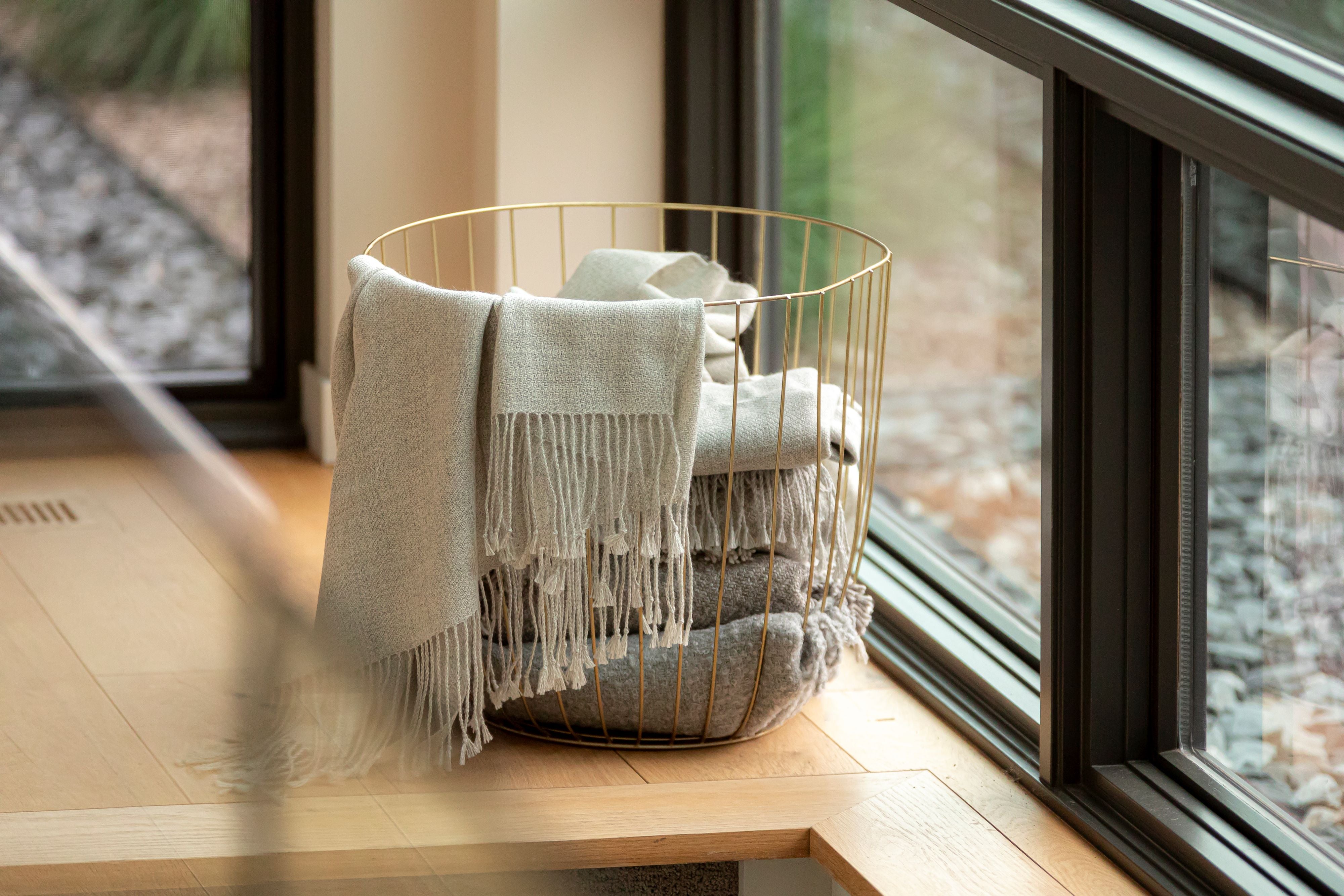 Wasi Collection - Undyed Silver Baby Alpaca Throw