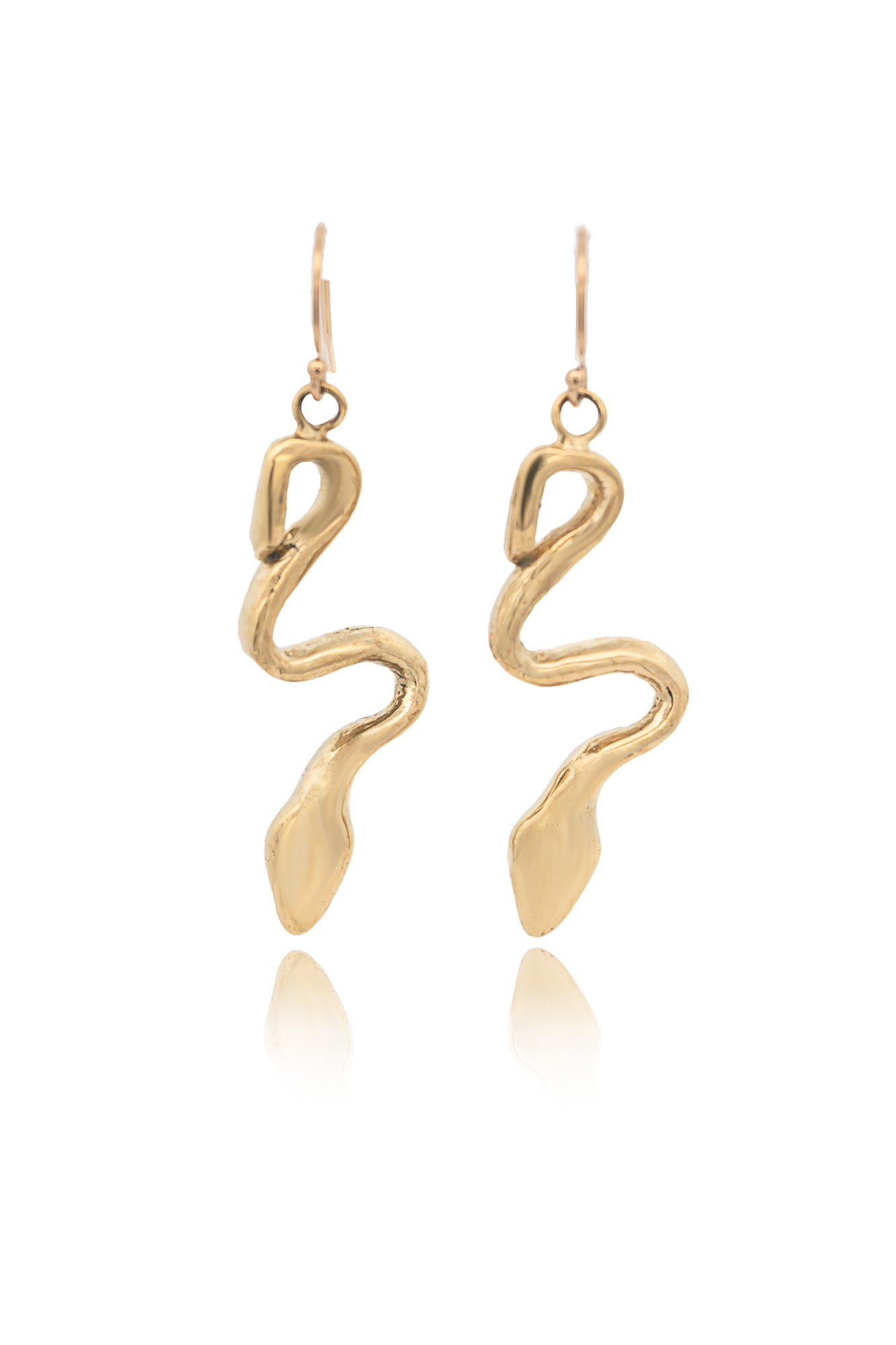 Serpentina Snake Dangle Earrings - Dea Dia