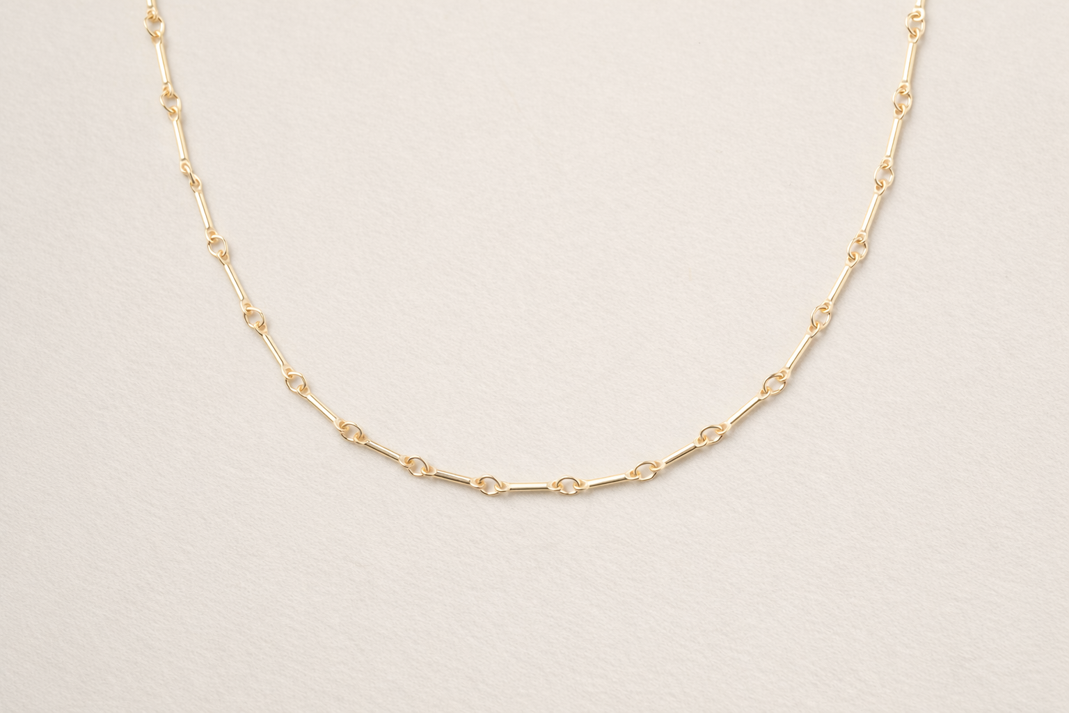 Alice Link Necklace | Gold Fill