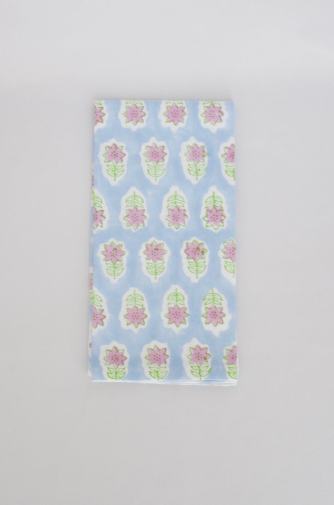 Organic Napkins (set of 4) - Lily - Uniform Blue - The Mended Company