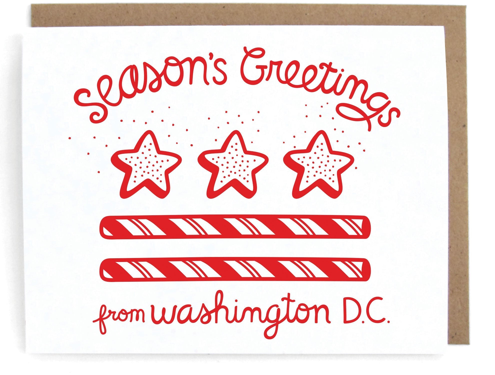DC Flag Season's Greetings - Set of 8