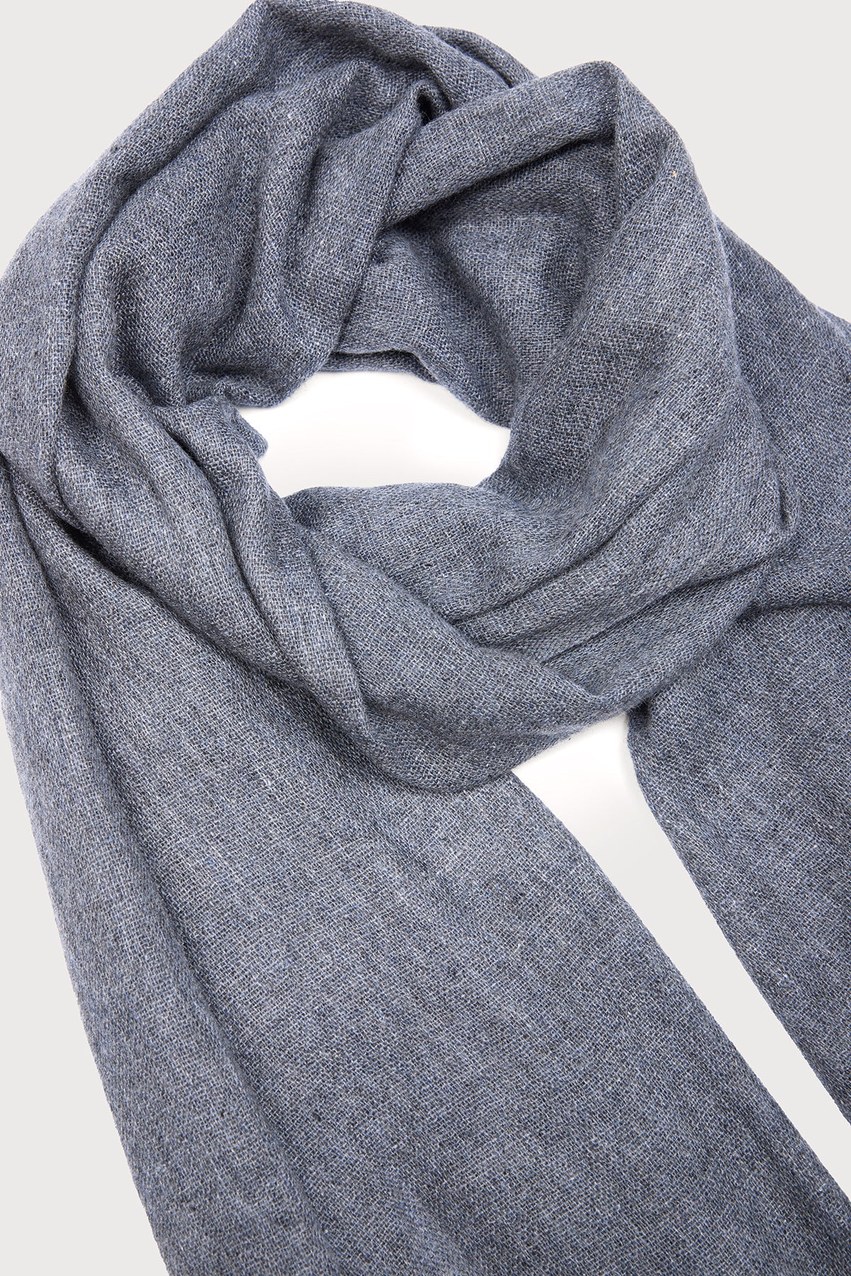 Delicate Wool Scarf light charcoal