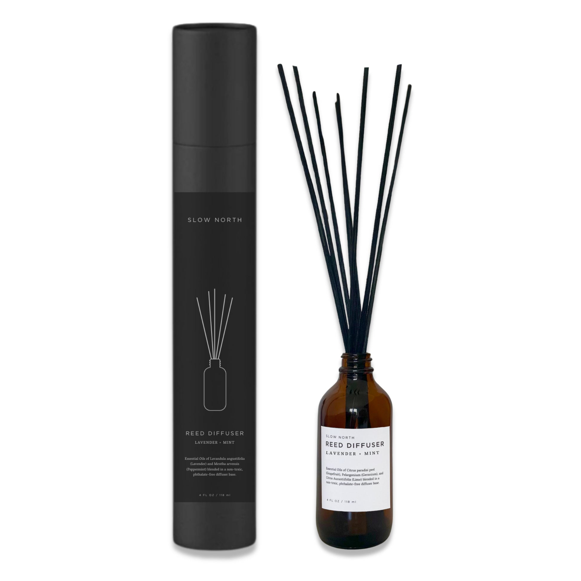 Lavender + Mint Reed Diffuser - natural spa scent for your home