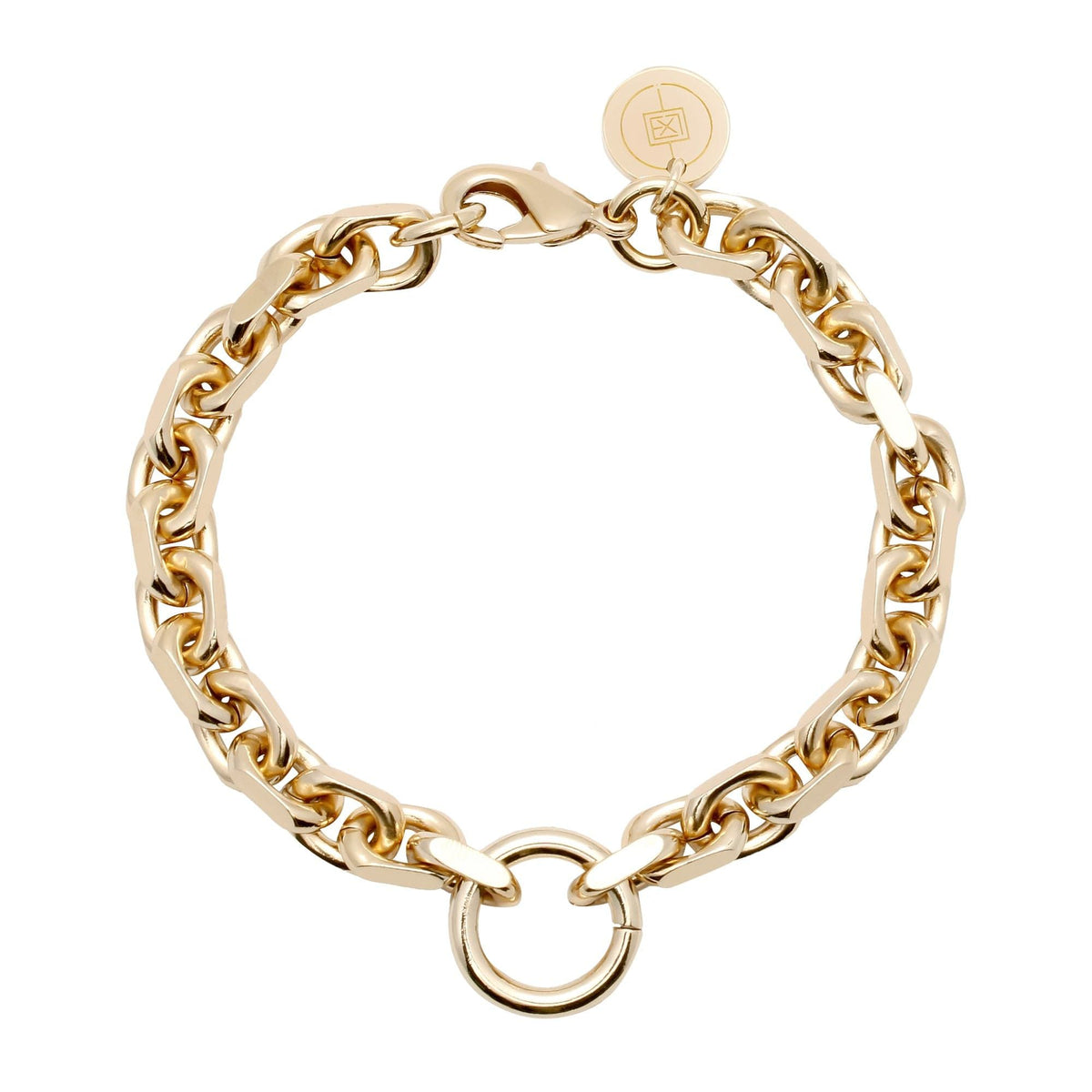 Gold chain bracelet from Gigi Bracelet collection, perfect for stylish looks