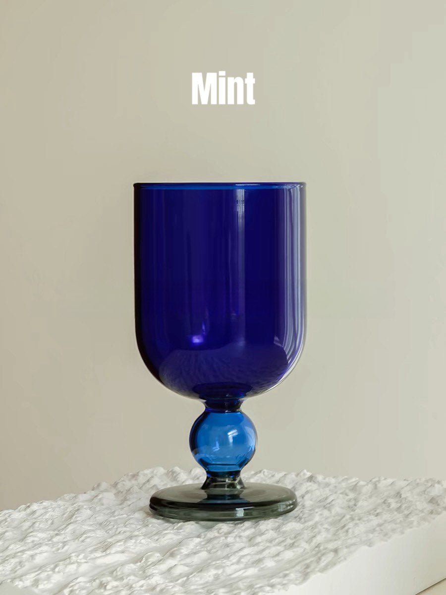 Gumballs Wine Glass - Eclectic Whimsical Coloured Cocktail Glasses - Stemware - Gumballs Wine Glass - Mint - INSPECIAL HOME