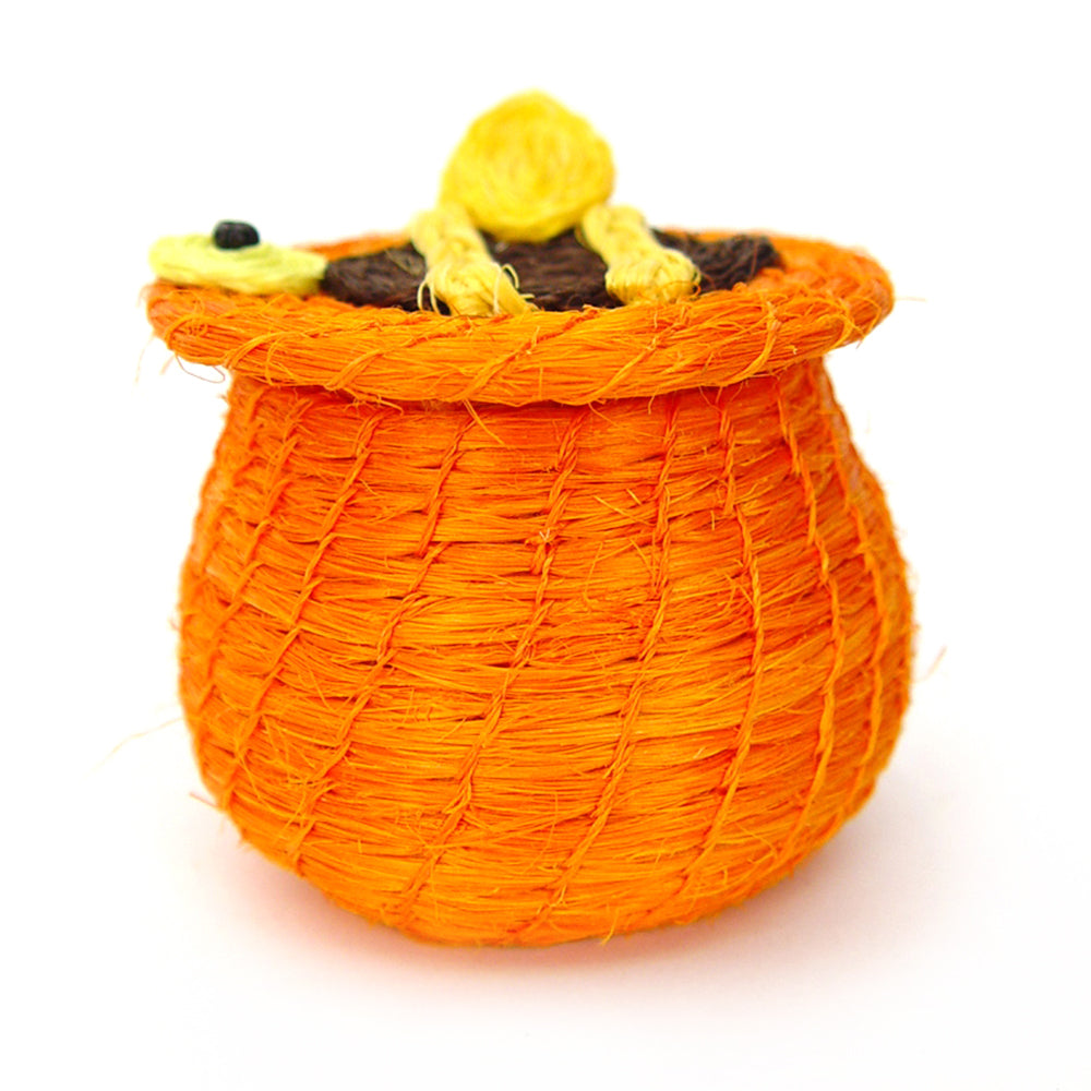 Mbare Honey Bee Lidded Basket - Thumbnail 3