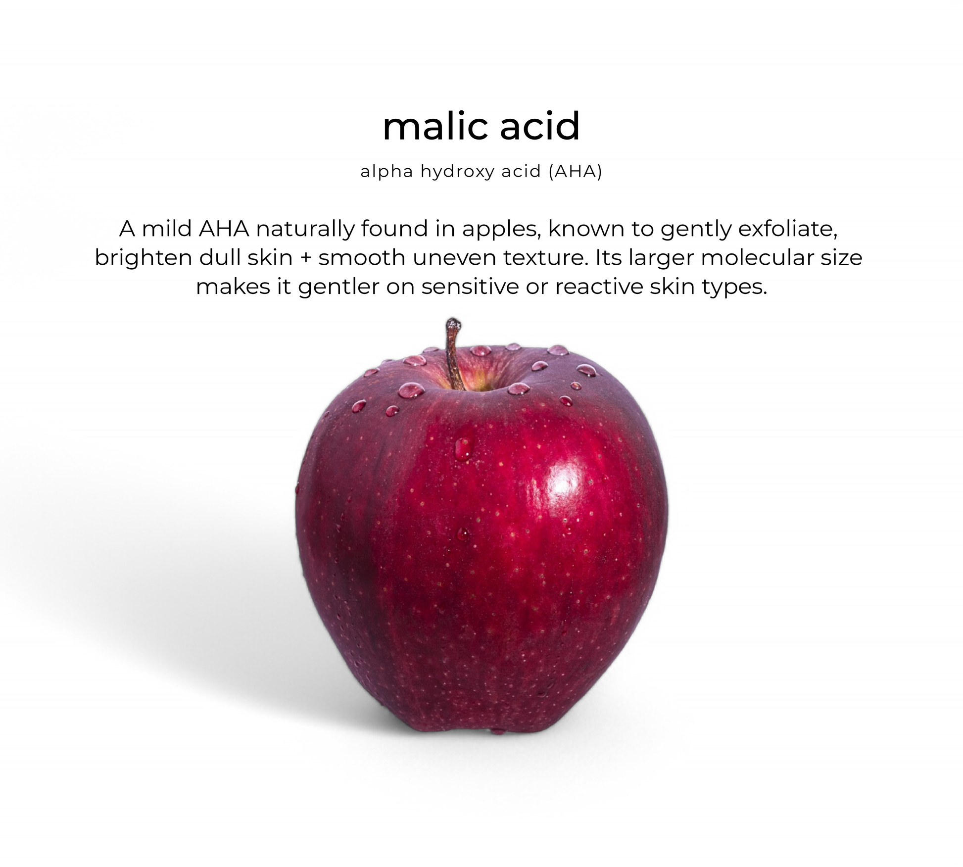 Alpha hydroxy acids (AHAs) — key ingredient in Shine tonic