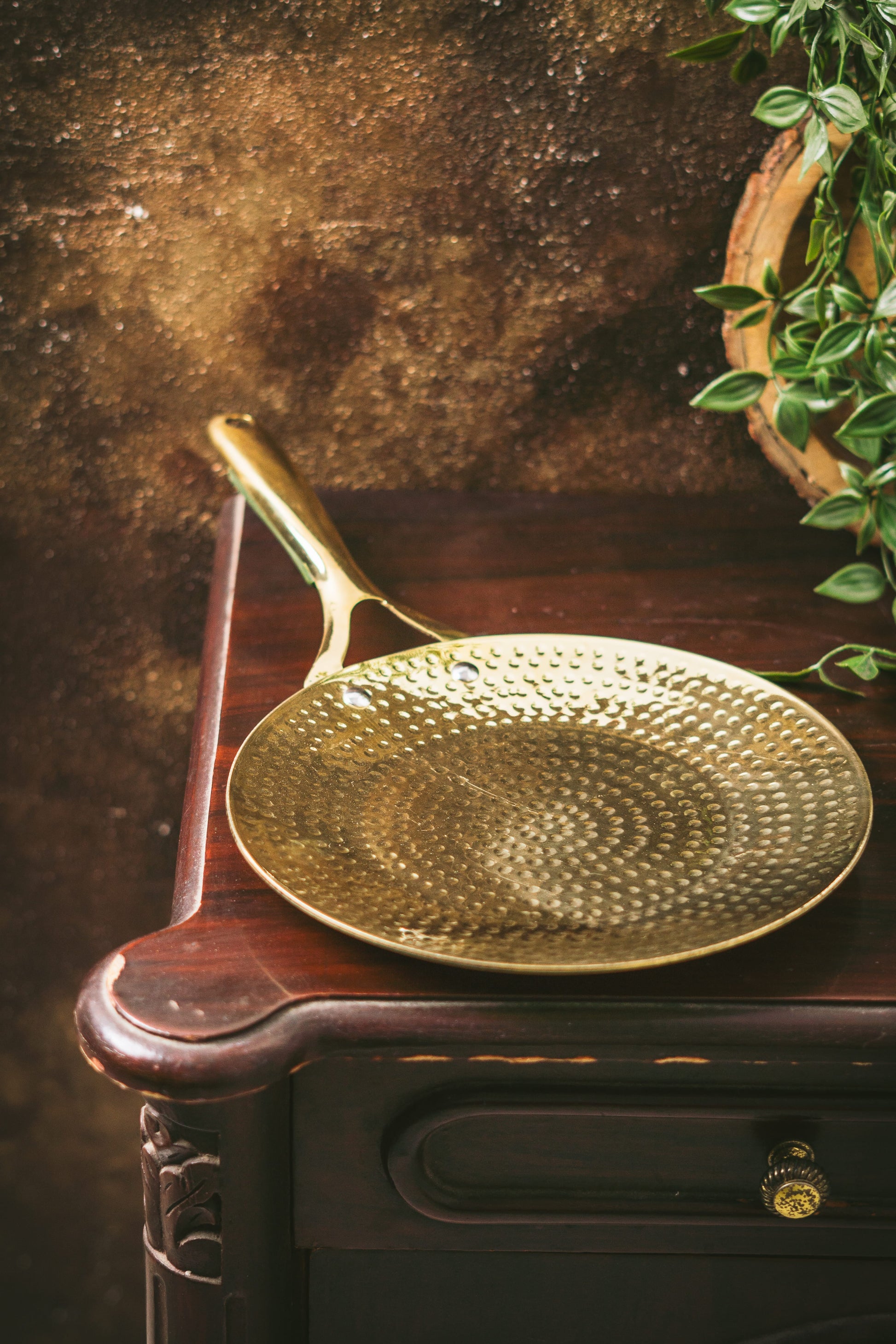 Brass Roti Tawa with Insulated handles- Tawa/Griddle Pan P-TAL