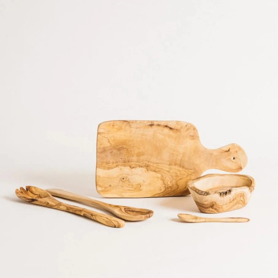 Olive Wood Utensils Set