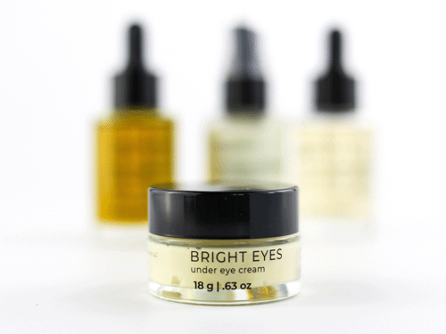Bright Eyes with the Love & Light Botanicals skincare family