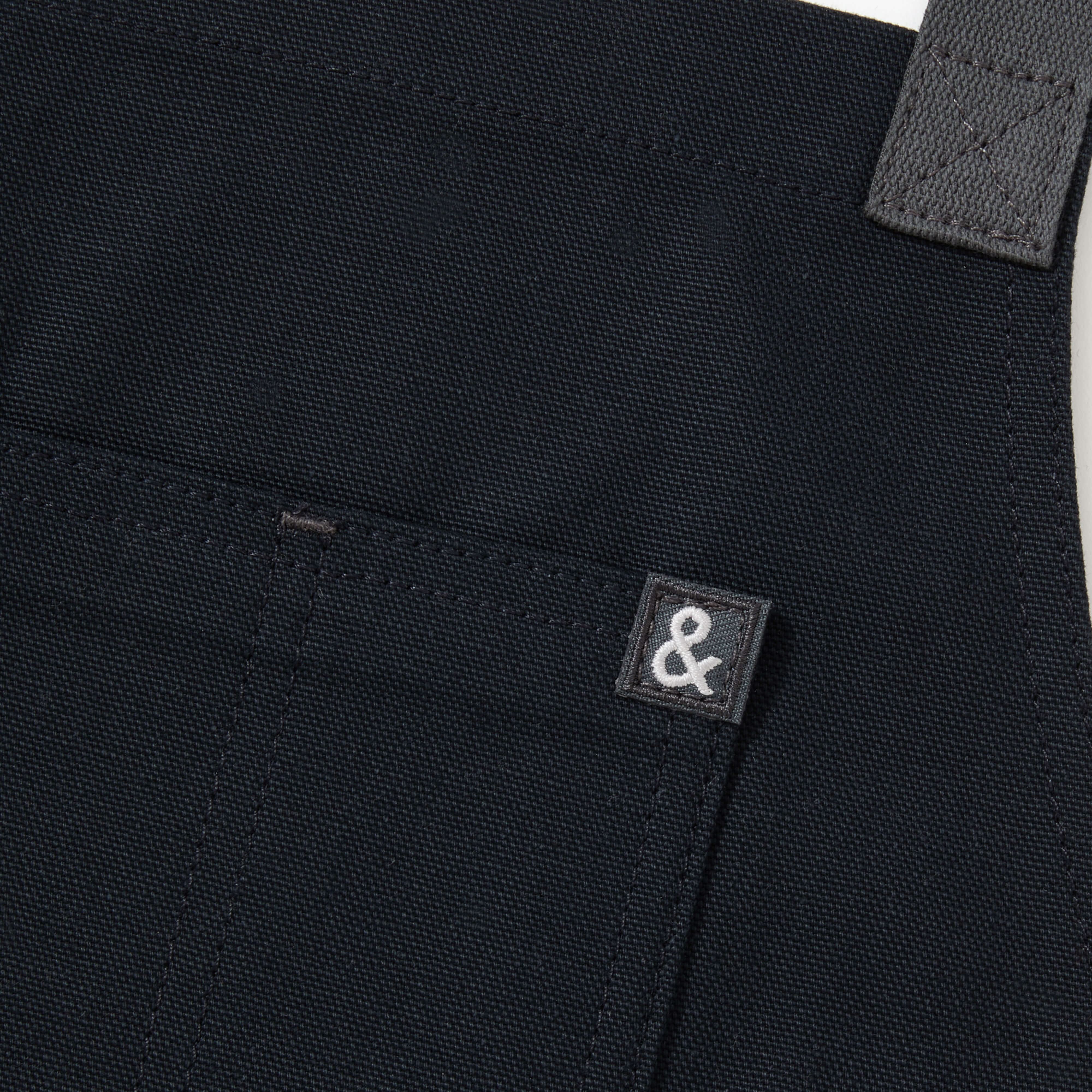 The All Day Crossback Apron - Midnight Blue